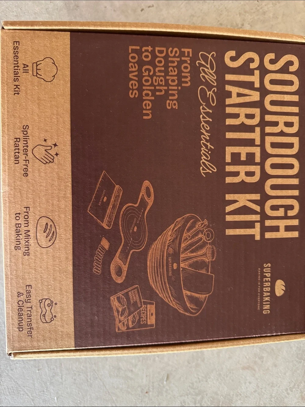 Sourdough Starter Kit - Brown NTW